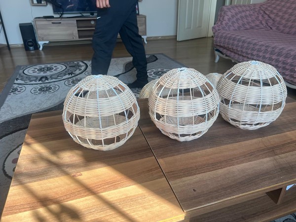 Bambu Avize ve Lambalar